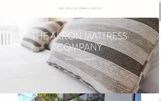 The Akron Mattress Company website