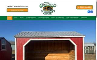 Alliance Landscape Supply website