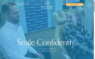 Dietrich Orthodontics of Alliance website