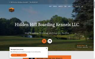 Hidden Hill Boarding Kennels LLC website