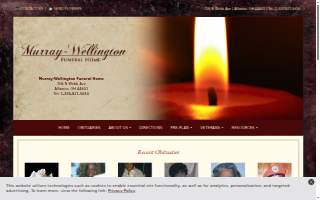 Murray-Wellington Funeral Home website