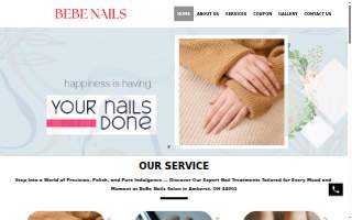 BeBe Nails website