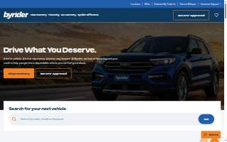 Byrider Amherst website