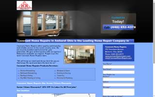Covenant Home Repairs website