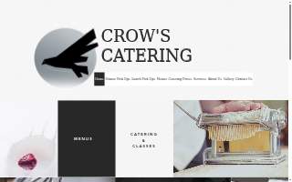Crow's Catering website