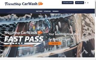 FriendShip Car Wash website