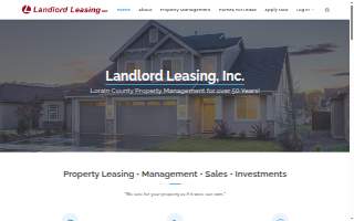 Landlord Leasing Inc website
