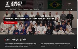 Levitate Jiu Jitsu website