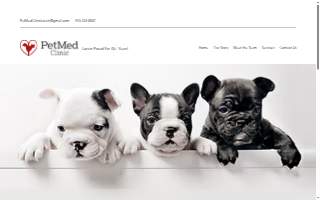 Pet Med Clinic website