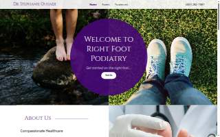 Right Foot Podiatry website