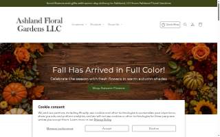 Ashland Floral Gardens website