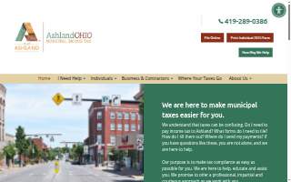 Ashland Income Tax website