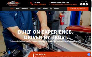 Ashland Muffler House website