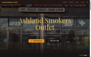 Ashland Smokers Outlet website