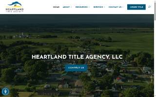 Heartland Title Agency website