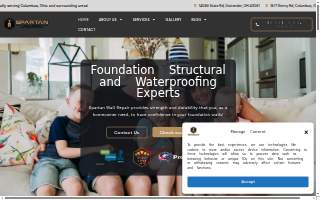 Spartan Wall Repair & Basement Waterproofing | Ohio of Ashland website