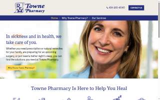 Towne Pharmacy of Mansfield website