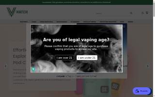 Vapor store & more website