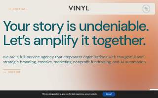 Vinyl Marketing website