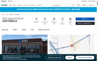 AT&T Store of Ashtabula website