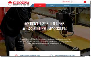 Cicogna Electric & Sign Co website