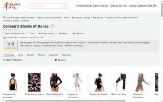 Colleen's Studio of Danse website