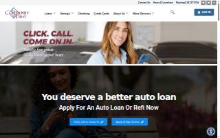 Community First Credit Union website