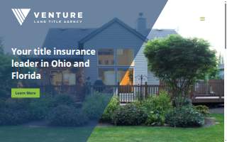Venture Land Title Agency LLC of Ashtabula website