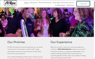 A-Roc Entertainment website