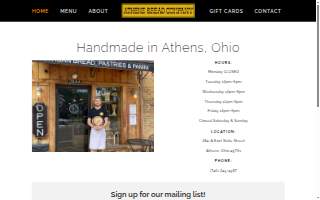 Athens Bread Company website