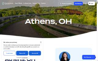 Cornerstone Caregiving of Athens website