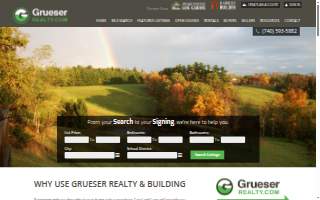 Grueser Realty & Building website