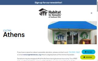 Habitat for Humanity ReStore website