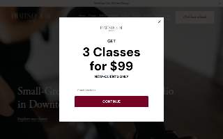 Pilates of Athens website