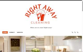 Right Away Cleaning LLC website