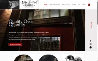 Skin Hooked Tattoo & Body Piercing website