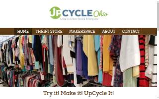 UpCycle Ohio Thrift Store website