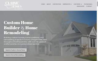 Classic Homes Aurora website