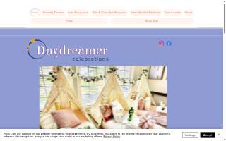 Daydreamer Celebrations website