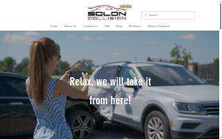 Solon Collision website