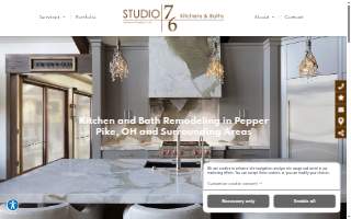 Studio 76 Kitchens & Baths website