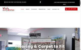 Vital Flooring & Renovations website
