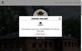 Bandidos Cantina and Grill website