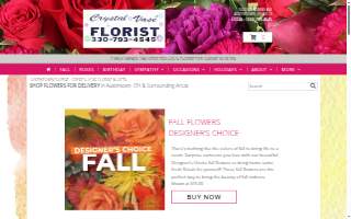 Crystal Vase Florist website