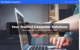 Fred Martin Computers website