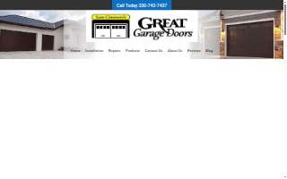 Great Garage Doors website