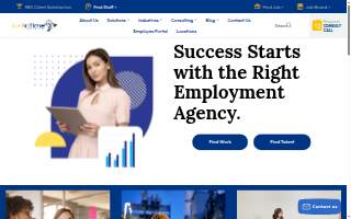 Just in Time Staffing - Youngstown, Ohio website