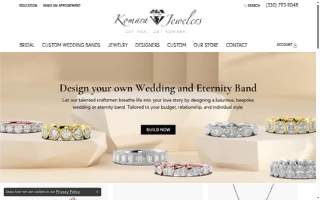 Komara Jewelers website