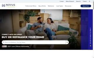 Novus Home Mortgage of Austintown website