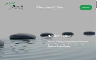 Phoenix Physical Therapy website